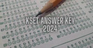 KSET Answer Key 2024
